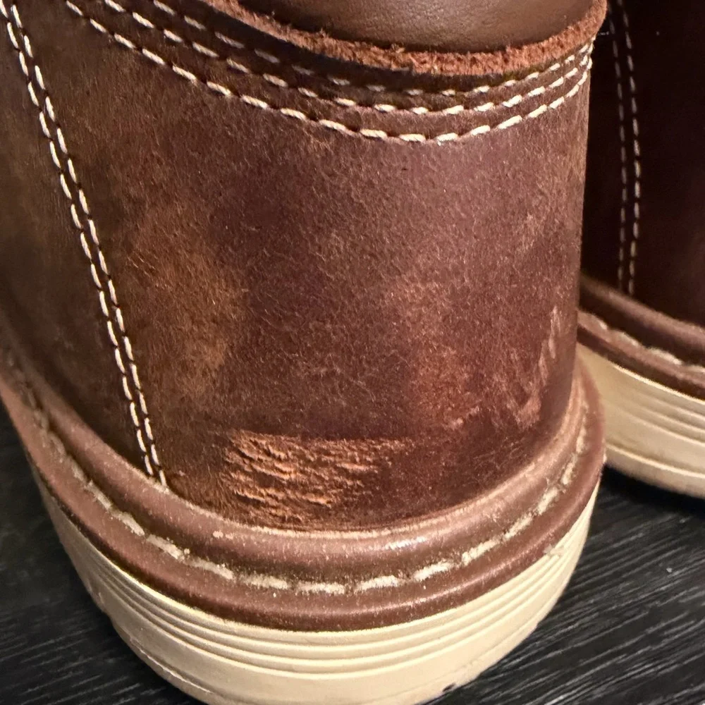 KEEN Utility Womens 10 Wide Leather Work Boots Brown EH Rated ASTM - Picture 14 of 16